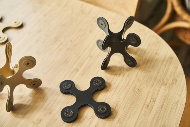 CLIXO Designer Black & Grey - magnetická stavebnice 9 kusů