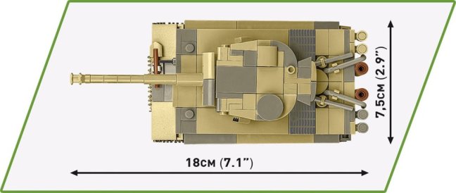 COBI 2734 II WW Panzer VI Tiger I no 131, 1:48, 442 k