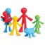 Learning Resources Figurky - Rodina, 24 ks