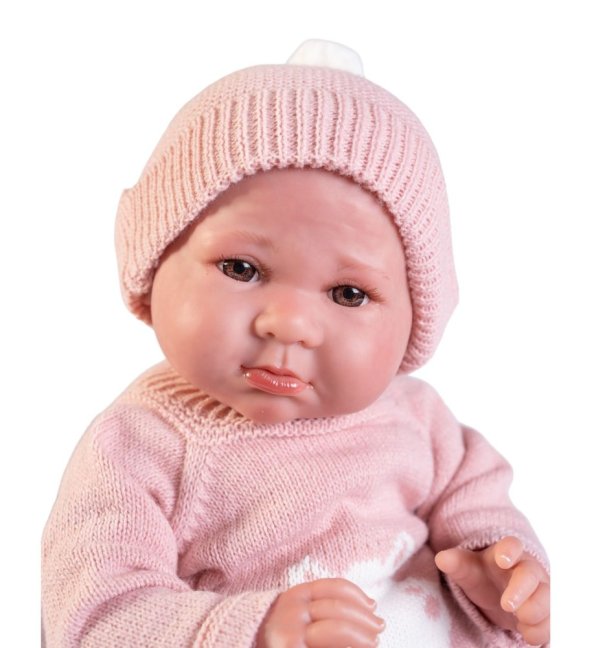 Antonio Juan 80324 SWEET REBORN LUCA - realistická panenka miminko s měkkým látkovým tělem - 42 cm