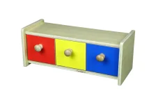 Barevná krabička se zásuvkami