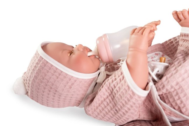 Antonio Juan 50417 MIA - mrkací a čůrající realistická panenka miminko s celovinylovým tělem - 42 cm