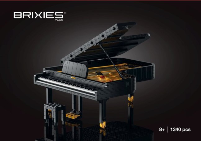 BRIXIES Plus 222.155 Piano, 1340 k