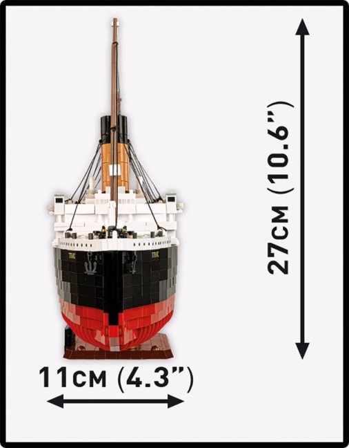COBI 1686 R.M.S. Titanic, 1:300, 3260 k