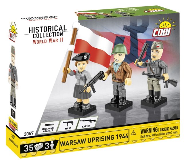 COBI 2057 3 figurky s doplňky Varšavské povstání, 35 k