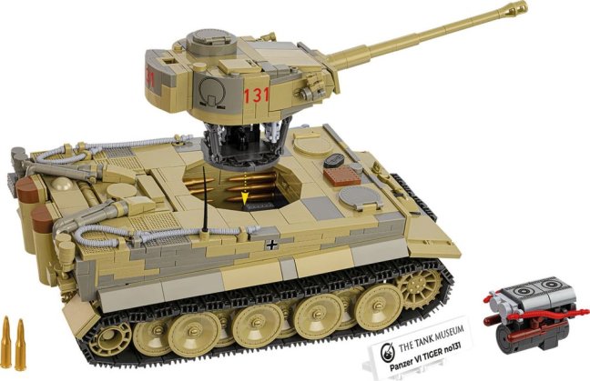 COBI 2588 II WW PzKpfw VI Tiger I no 131, 1:28, 1270 k