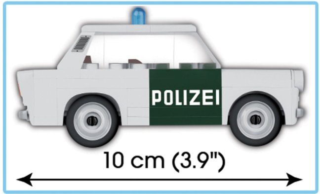 COBI 24541 Trabant 601 Polizei, 1:35, 82 k