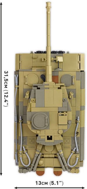 COBI 2588 II WW PzKpfw VI Tiger I no 131, 1:28, 1270 k