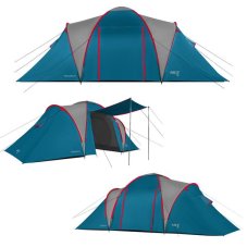 Rodinný stan NILS Camp NC6431 Highland IV modrý/světle šedý