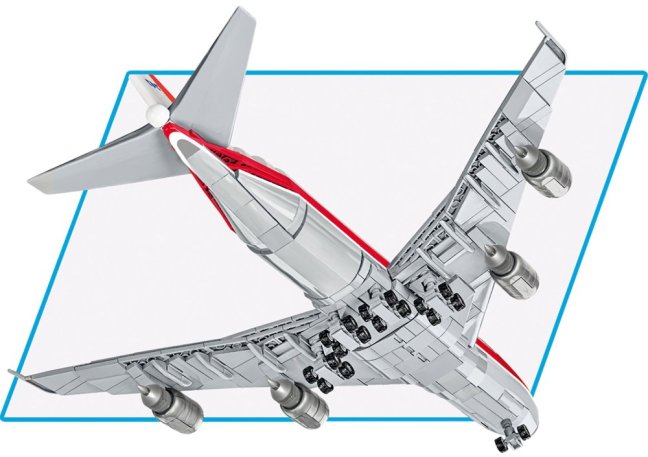 COBI 26609 Boeing 747 First Flight 1969, 1:144, 1051 k