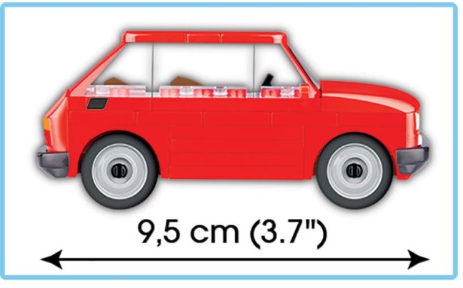 COBI 24531 FIAT 126el, 1:35, 72 k