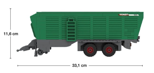BRIXIES Plus 222.711 Fendt Tigo XR - víceúčelový samosběrací vůz, 1:32, 334 k