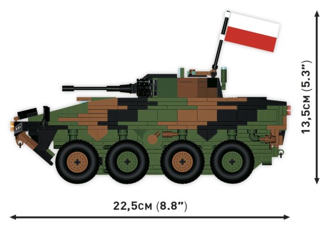 COBI 2629 Armed Forces KTO Rosomak, 1:35, 665 k