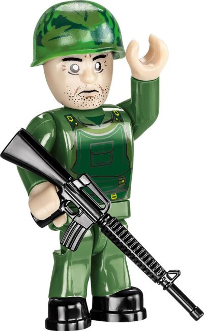 COBI 2423 Vietnam War BELL UH-1 HUEY IROQUOIS, 1:32, 656 k, 2 f