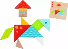 Goki Barevné tangramy