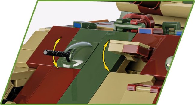 COBI 2654 II WW Pz.Kpfw. V PANTHER Ausf. A, 1:28, 1152 k, 1 f