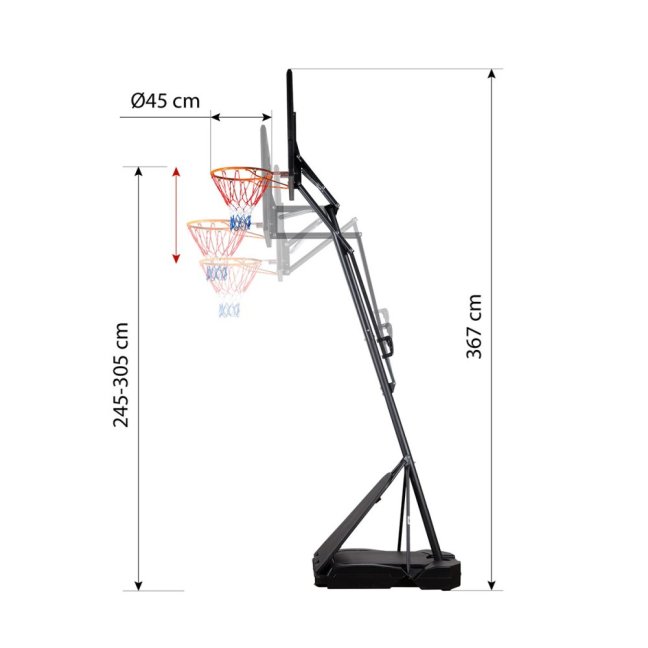 Basketbalový koš NILS ZDK520