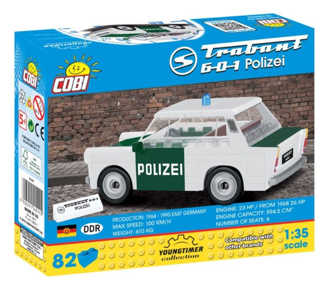 COBI 24541 Trabant 601 Polizei, 1:35, 82 k