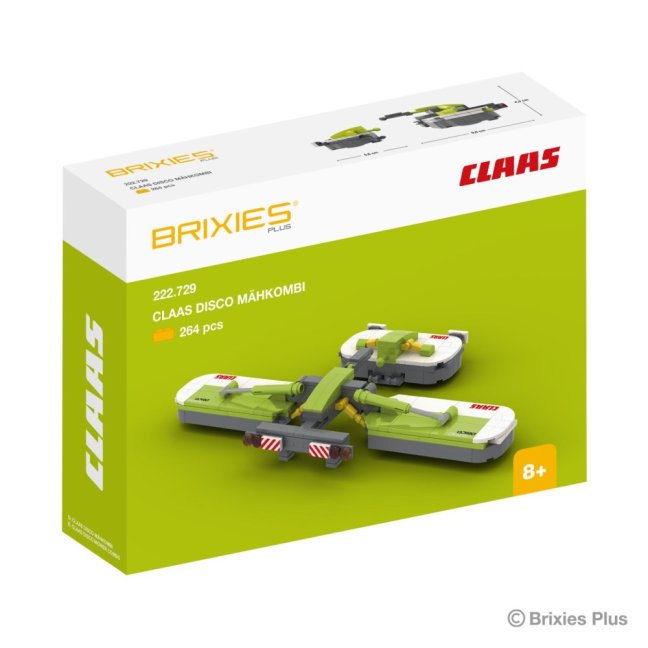 BRIXIES Plus 222.729 CLAAS DISCO - trojdílná žací lišta, 264 k