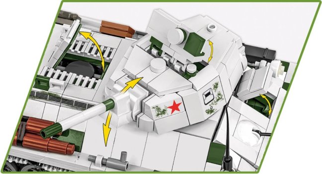 COBI 2595 II WW T-34/76 mod. 1941/42, 1:28, 852 k, 1 f
