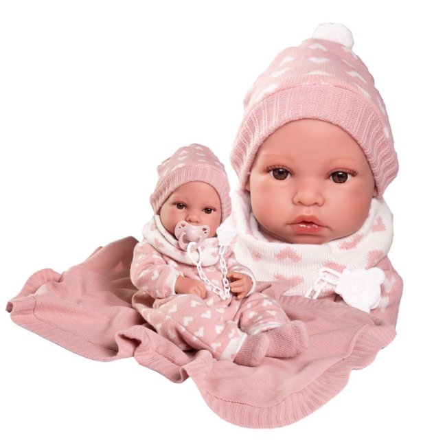 Antonio Juan 50418 ERIKA - realistická panenka miminko s celovinylovým tělem - 42 cm