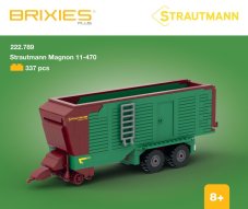 BRIXIES Plus 222.789 Strautmann Magnon 11-470 - víceúčelový samosběrací vůz, 337 k