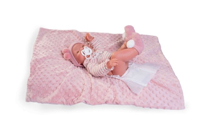 Antonio Juan 50160  MIA - mrkací a čůrající realistická panenka miminko s celovinylovým tělem - 42 cm