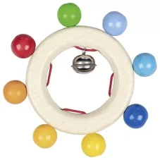 Hračka do ruky - duha s rolničkou