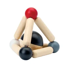 PlanToys Tvarovací kontrastní chrastítko - Triangle