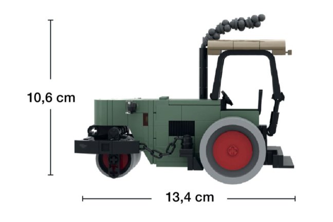 BRIXIES Plus 222.797 Henschel Walze - parní válec, 173 k