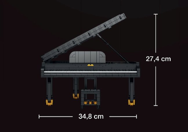 BRIXIES Plus 222.155 Piano, 1340 k