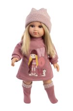 Llorens 53560 ELENA - realistická panenka s měkkým látkovým tělem - 35 cm