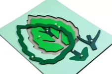 Puzzle - Velký list