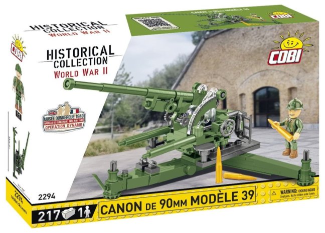 COBI 2294 II WW Canon de 90 mm Modele 39, 1:35, 217 k, 1 f