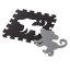 Dětská pěnová puzzle podložka NILS Fun MD03 šedá