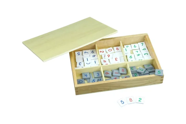 Čísla k Barevné tabuli pro násobení víceciferným činitelem