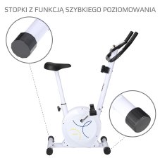 Magnetický rotoped ONE Fitness RM8740 bílý