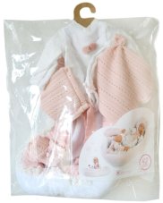 Llorens M740-88 obleček pro panenku miminko NEW BORN velikosti 40–42 cm s doplňky