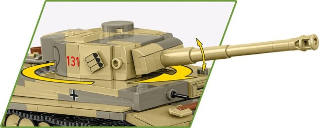 COBI 2734 II WW Panzer VI Tiger I no 131, 1:48, 442 k