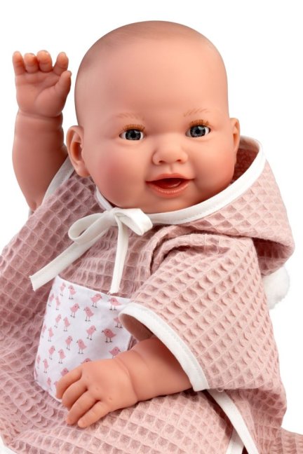 Antonio Juan 50417 MIA - mrkací a čůrající realistická panenka miminko s celovinylovým tělem - 42 cm