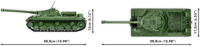 COBI 2590 II WW IS-3, 1:28, 1170 k, 1 f