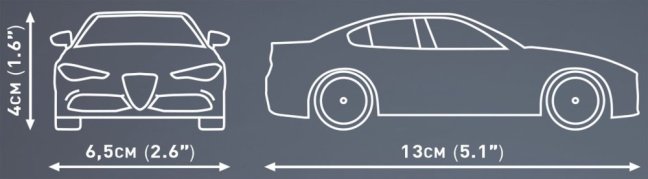 COBI 24604 Alfa Romeo Giulia Quadrifoglio, 1:35, 90 k