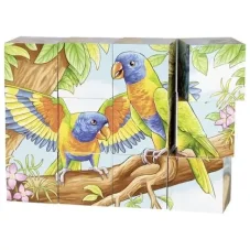 Puzzle - Kostky zvířata Austrálie, 12 ks