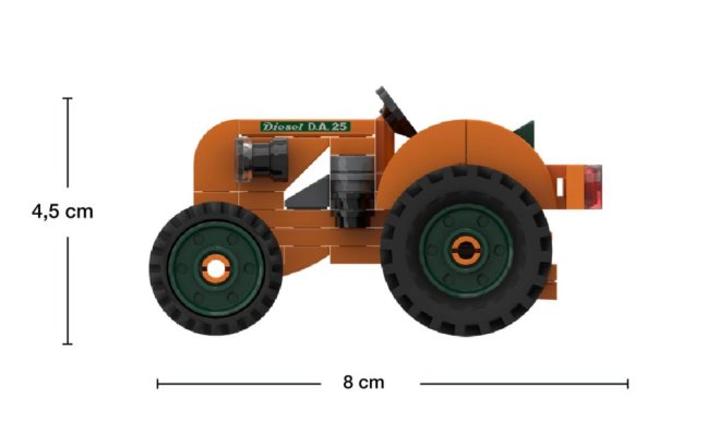 BRIXIES Plus 222.721 Same D.A. 25 - traktor, 74 k