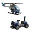 BRIXIES Plus 222.403 Policejní stanice s vrtulníkem a vozidlem, 819 k