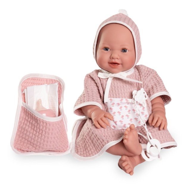 Antonio Juan 50417 MIA - mrkací a čůrající realistická panenka miminko s celovinylovým tělem - 42 cm
