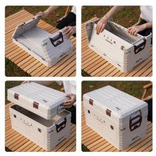 Skládací box s víkem NILS Camp NCB4003 42L šedý