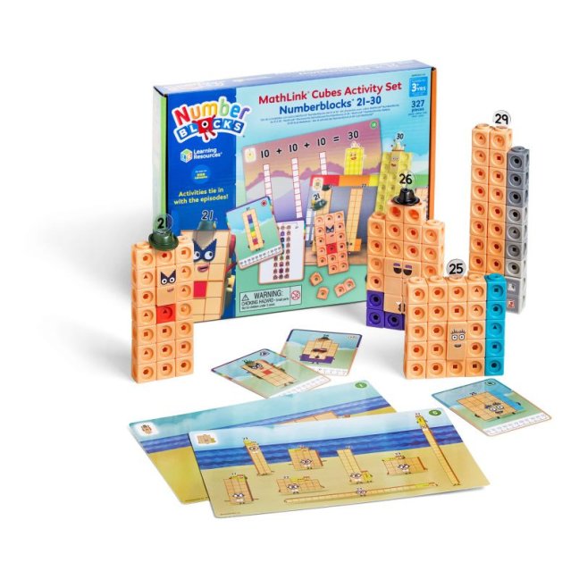 Learning Resources Matematické kostky 21-30, sada aktivit
