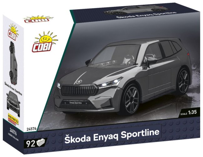 COBI 24576 Škoda Enyaq Sportline, 1:35, 92 k