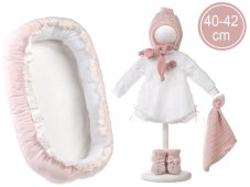 Llorens M740-88 obleček pro panenku miminko NEW BORN velikosti 40–42 cm s doplňky